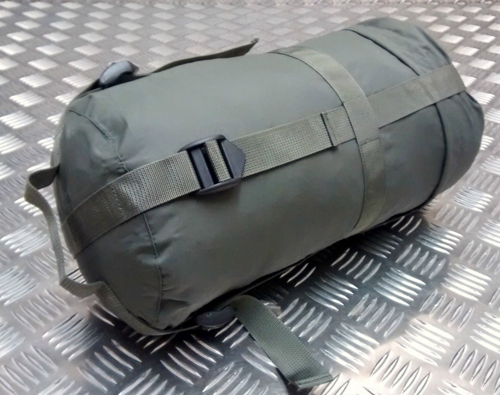 Army Green Compression Sack For Lightweight & Small Modular Sleeping Bags - Used