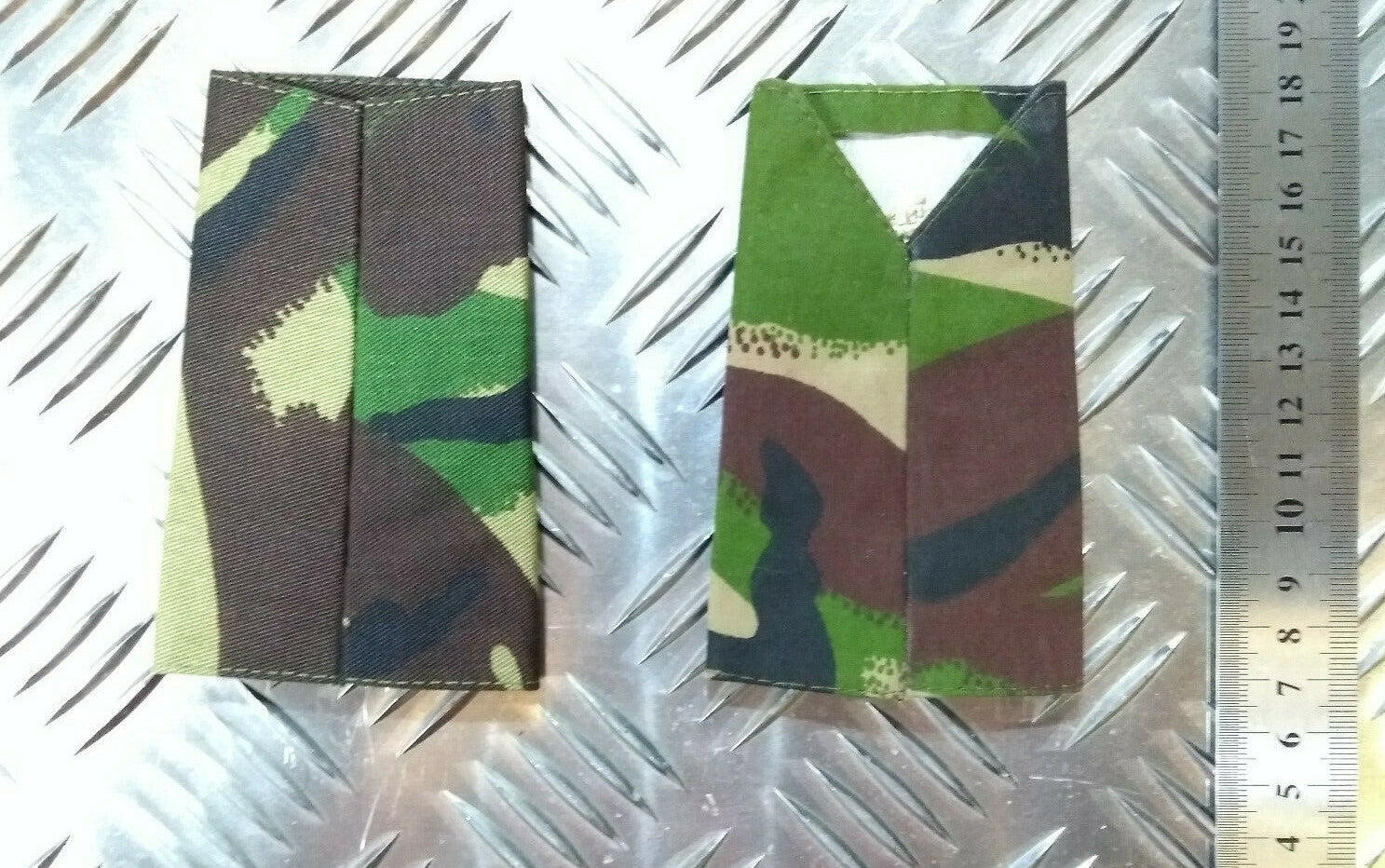 Woodland DPM Camo Royal Welsh ACF Warrant Officer Class I. Rank Slide - NEW