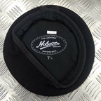 Hobsons of London Style Black Lined Wool Beret 7 1/8 New
