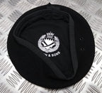 Bahrain Force Beret Black Hobson of England Lined Wool Uniform Cap New Old Stock