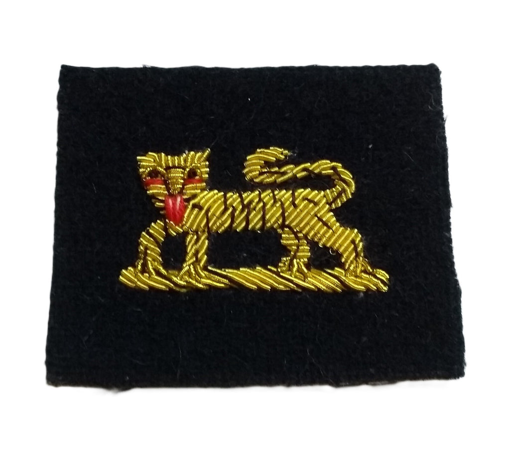 Mess Kit Badge PWRR Tiger Insignia British Army Hand Embroidered Arm Patch