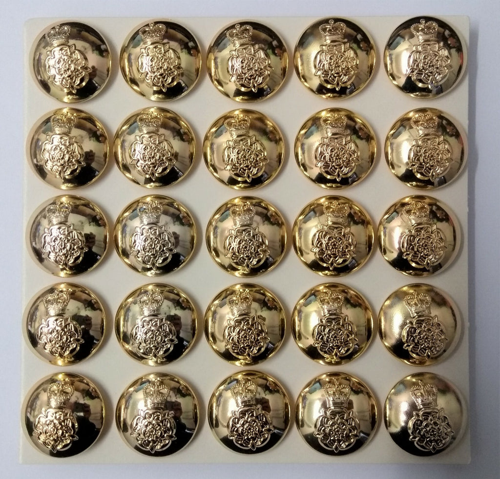 Genuine British Army Issue x 25 Intelligence Corps Insignia Dress Buttons 40L