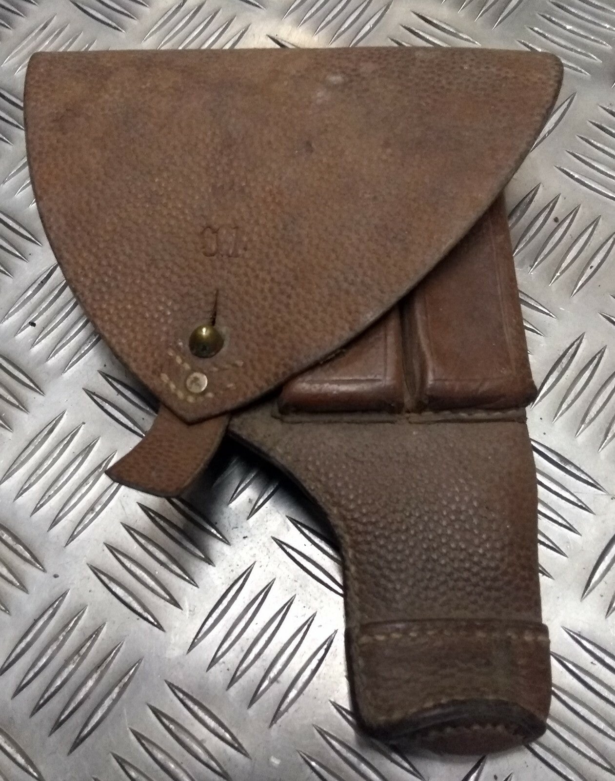 Vintage Army Issued World War 2 Pattern Browning Leather Pistol Holster