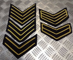 Household Cavalry Rank Stripes Chevrons Assorted Genuine British Army No1 Issue