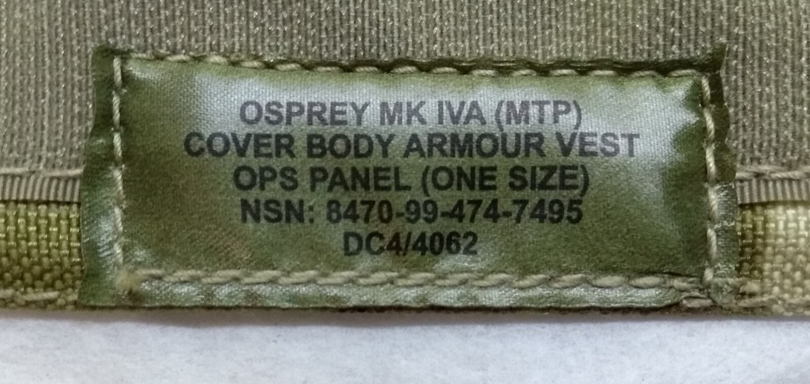 Osprey OPS Panel MTP CBA Vest One Size Includes 4 Molle Quick Release Straps