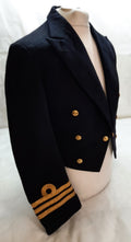 Navy Mess Jacket Com Cuff Curls British Vintage 1960s Ofc Dress RN