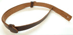 No2 Army Chinstrap Brown Leather Officers Khaki Hat Chin Strap NEW x 1
