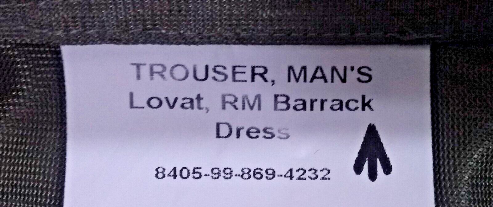 RM Lovat Green Barrack Dress Lightweight Trousers All Sizes- NEW