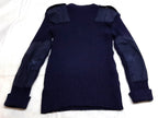 Navy Commando Jumper British Forces Ribbed Naval Blue Pullover No Insignia M