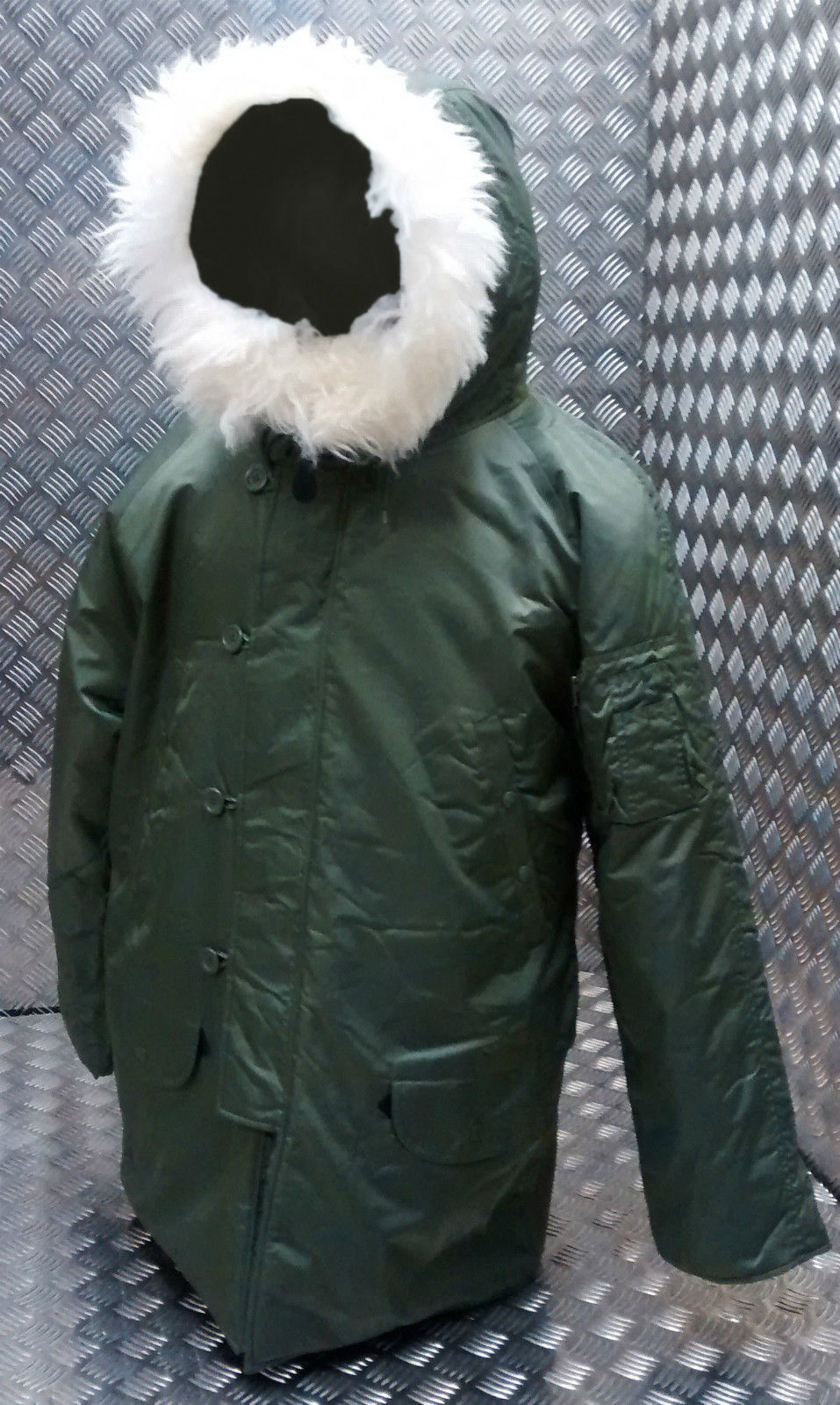 US N3B Military Style ECW Snorkel Parka Green NEW