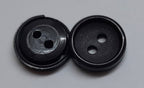 Ex Army Buttons Old Pattern British Made Deep Grey 2 Hole Size 11.3mm