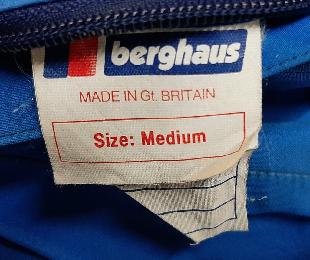 Vintage Berghaus Lightning Jacket Light Blue GTX Anorak Ex-British Forces Med