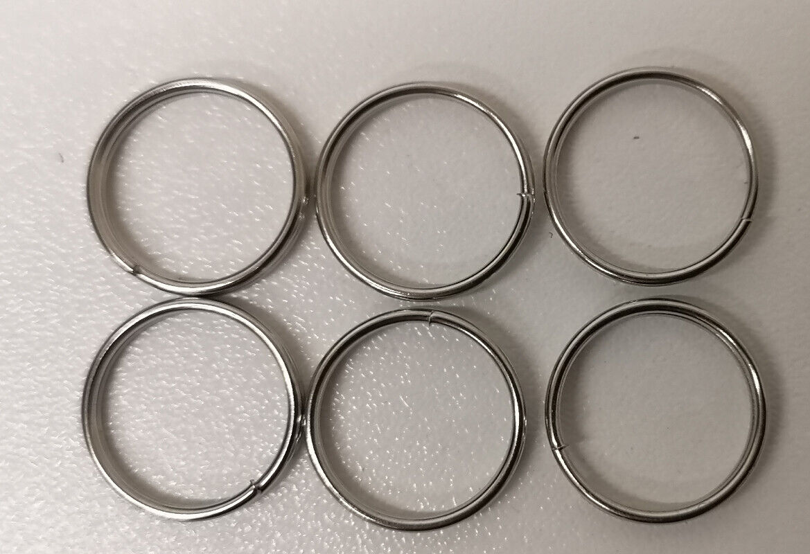 British Issue Chrome 5/8" Shank Split Rings x2 pairs