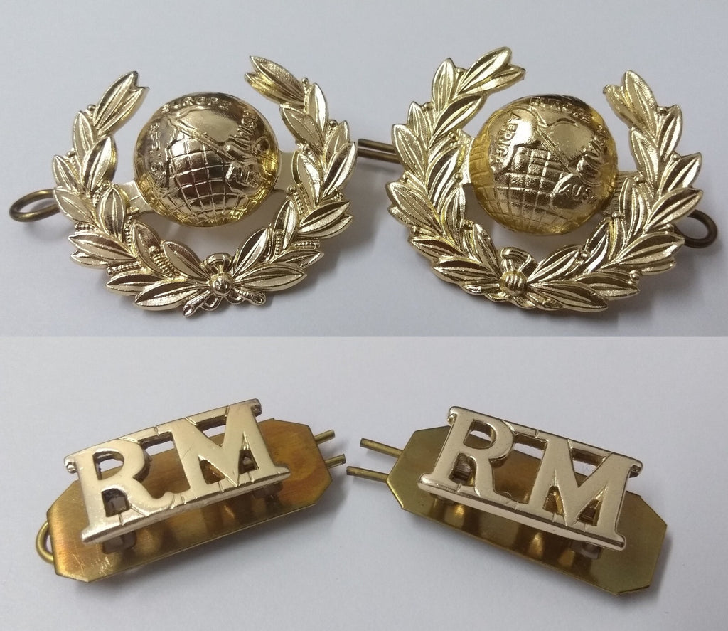 RM No1 Dress Shoulder Titles & Collar Dogs Set O/R Type Collar Globes