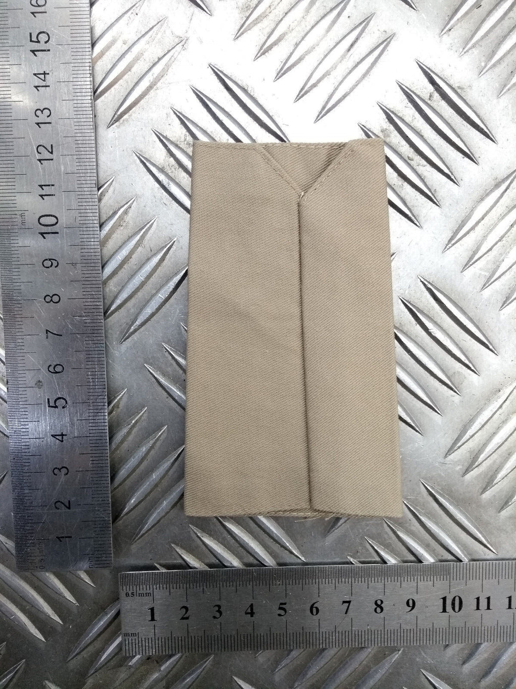 RMP Light Khaki / Cream Red Edged Colonel Rank Slides - NEW