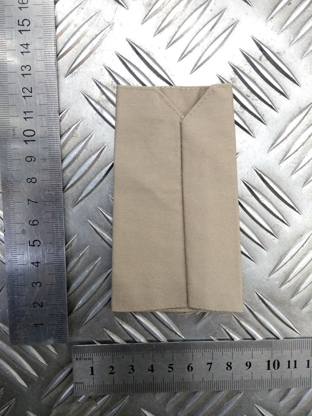RMP Light Khaki / Cream Red Edged Colonel Rank Slides - NEW