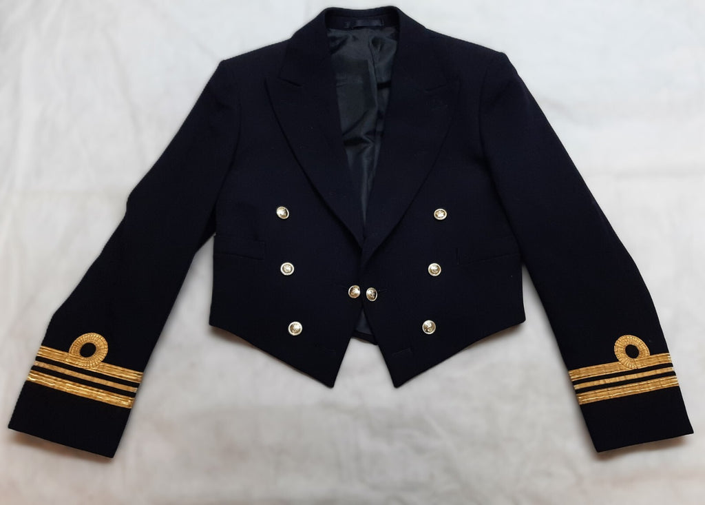 Navy Mess Jacket Lt Com Rank Curls British Naval Ofc Dress RN