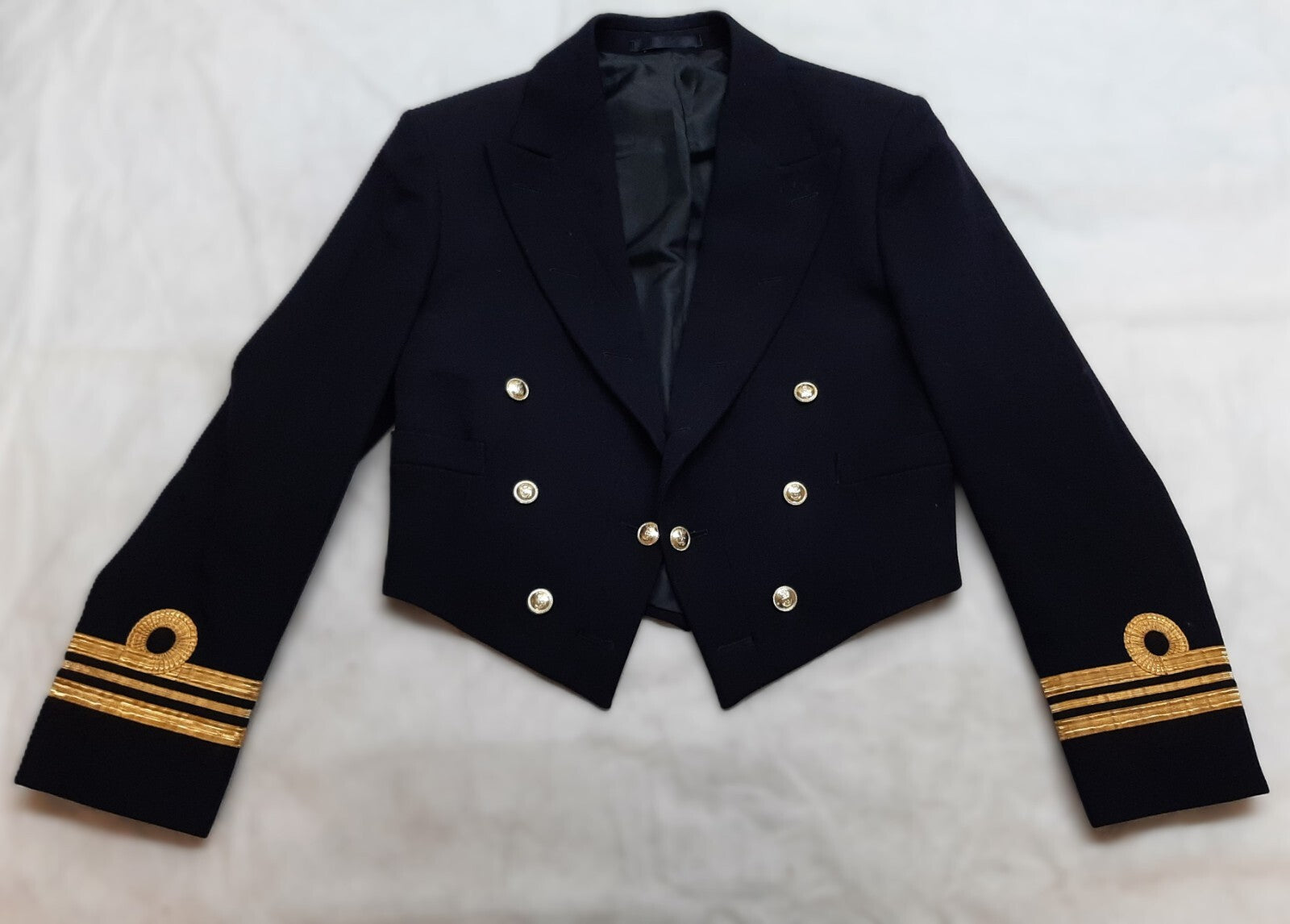 Navy Mess Jacket Lt Com Rank Curls British Naval Ofc Dress RN