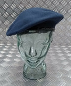 Airforce Blue Beret 100% Wool Taped Rim Scouts & Various Organizations 57cm