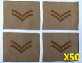 Operation Telic Chevrons Patches Corporal 2 Bar Genuine British Issue X50 Badges