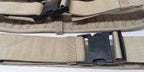 3 Army Webbing Belts British Desert with Quick Release Buckles