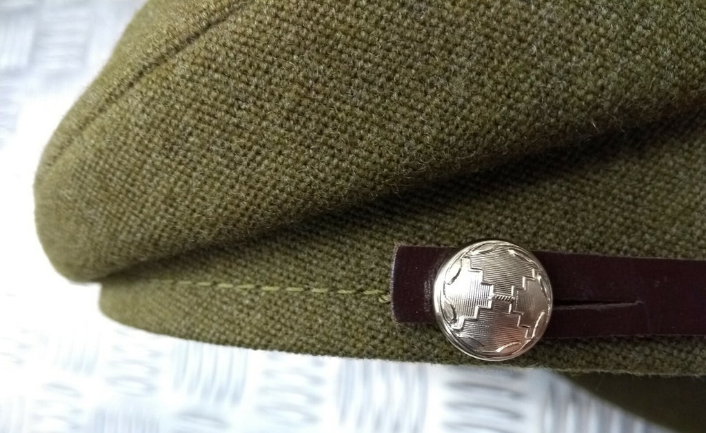 AGC Khaki No2 Dress Hat Complete With Buttons Badge and Chin Strap Size 54cm