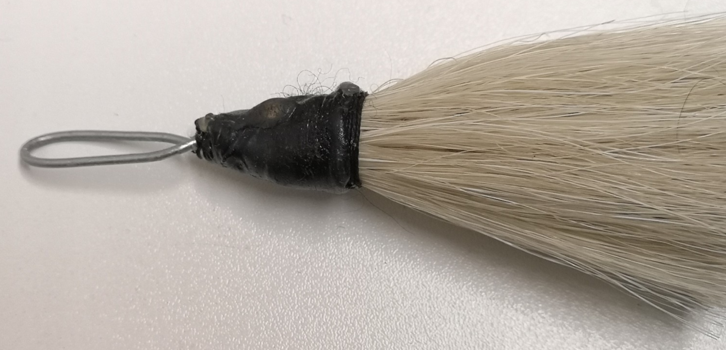 Welsh Guards Other Ranks Horse Hair White & Green Plume / Hackle