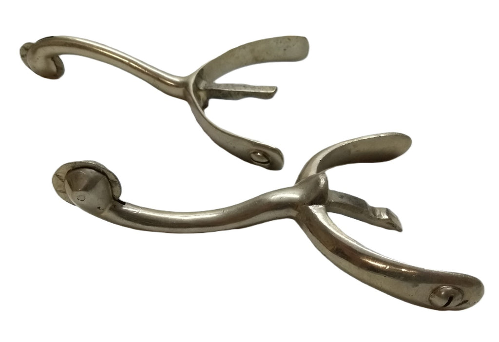 Swan Neck Spurs Long British Army / Officers & Soldiers Parade Boots