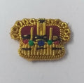 Genuine Vintage British Small Braided QC Gold Crown No Ground