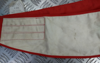 Cummerbund Issue Officers Mess Dress Waist Red Scarlet Waist 42-46"