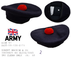 Vintage Balmoral Hat British Army Pattern Scottish Bonnet No Insignia R Mackie