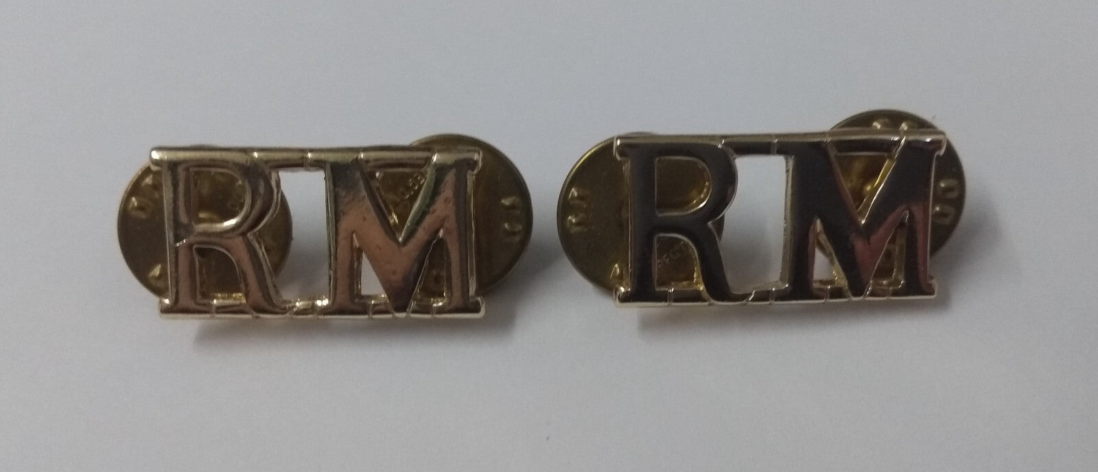 Royal Marines Titles Issued No1 Dress Metal RM Genuine British Navy Issue - NEW
