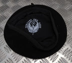 Abu Dhabi Beret Black Hobson of England Lined Wool Uniform Cap New Old Stock