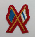 No1 Badge Signaller British Army Embroidered Braided Insignia Patch Scarlet Red