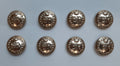 8 RMP Buttons Size 30L Army Style ER II Queens Crown for No2 No1