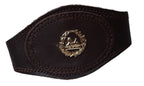 Rifles Egypt Wrist Strap British Army Gold Coloured Insignia Brown Leather Strap