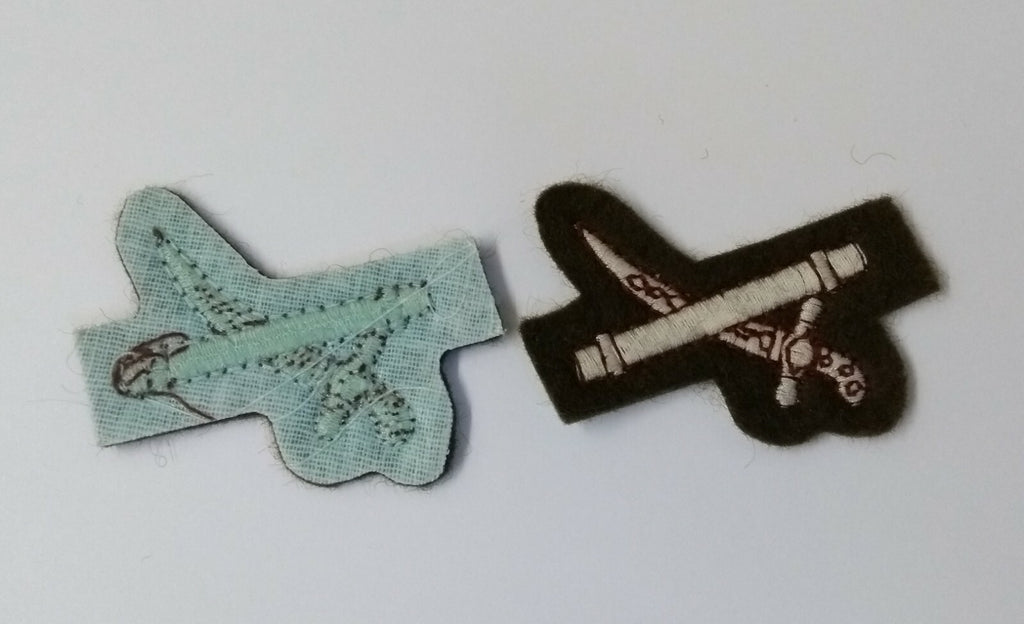 General No2 Dress Insignia Patches Matching Pair Old Pattern British Army Issue