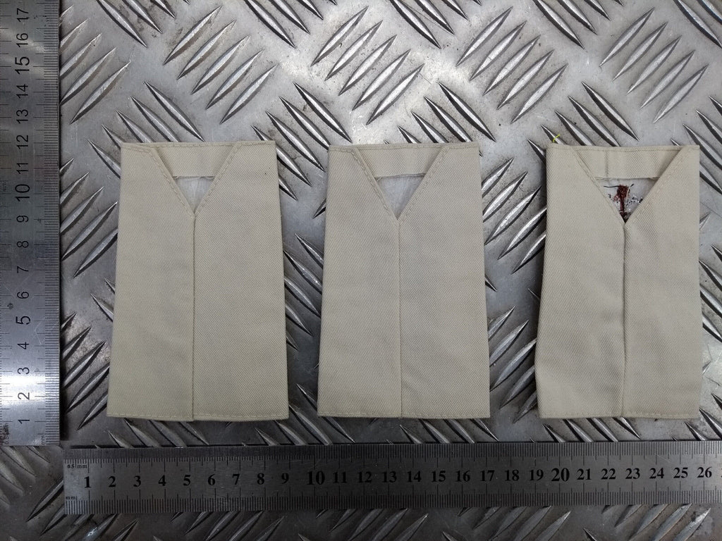 Army Air Corps AAC Light Khaki / Cream Rank Slides Various Ranks - NEW