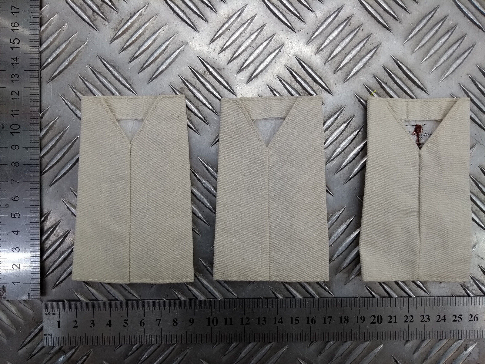 Army Air Corps AAC Light Khaki / Cream Rank Slides Various Ranks - NEW