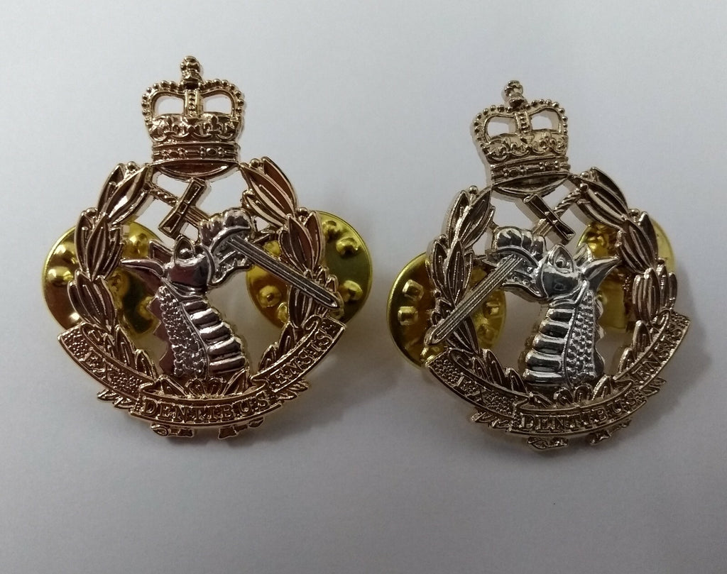 RADC Royal Army Dental Corps Collar Dogs- Brand New