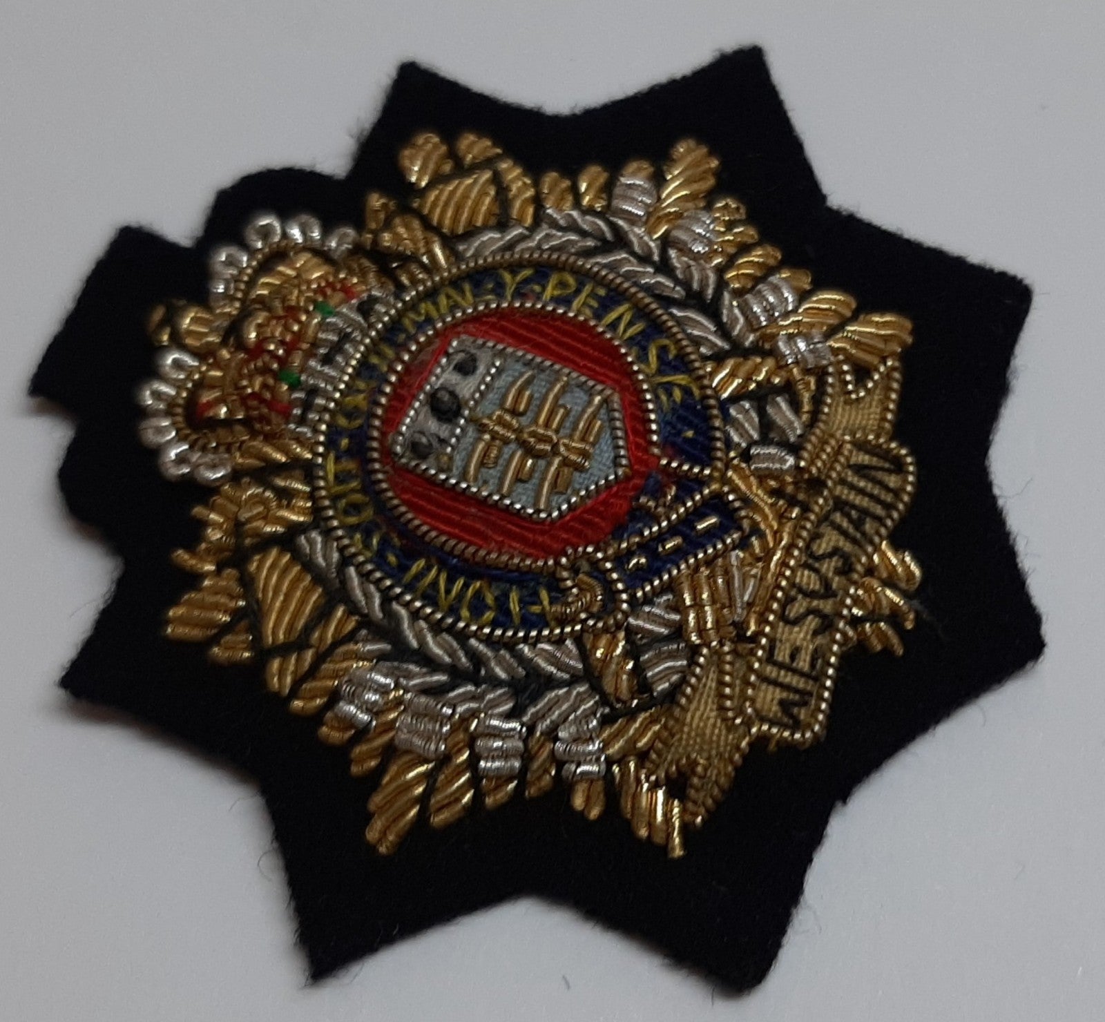 RLC Insignia Hand Embroidered Badge Vintage British Army Royal Logistic Corps