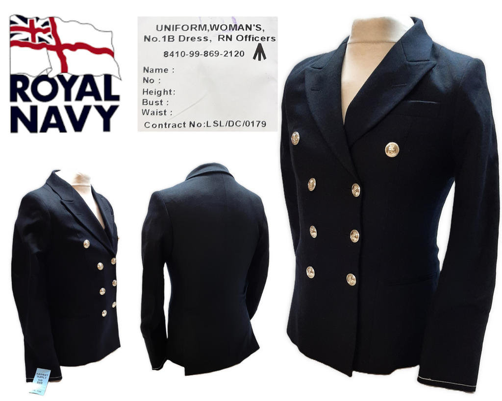 Royal Navy Jacket No1B RN British Royal Woman's Navy Naval Style NEW