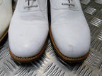 British Navy White Leather Parade / Dress Shoes Mens - Assorted Sizes
