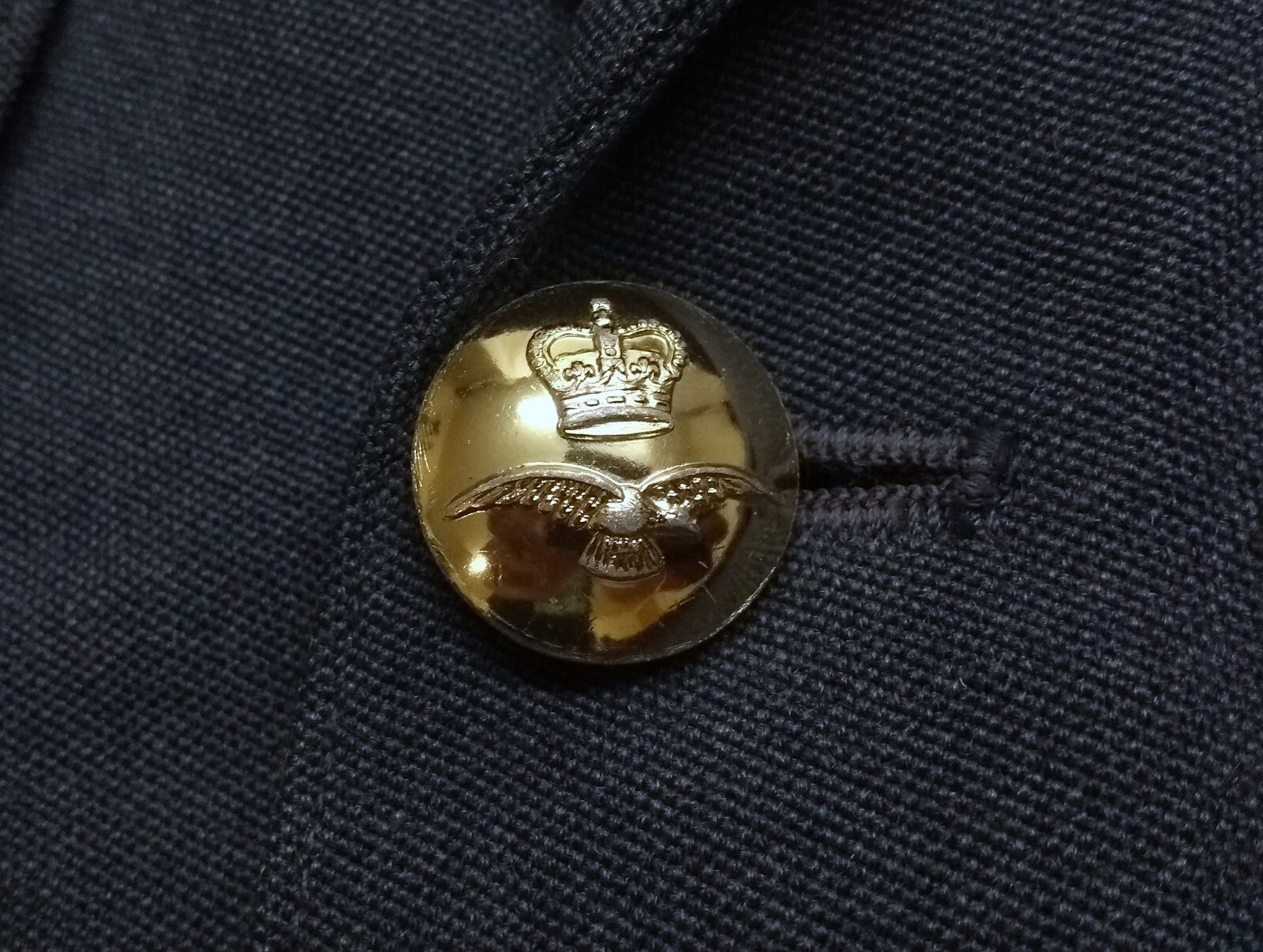 RAF Royal Air Force Vintage Jacket Airforce Blue Grey Colour 469 SQD Lowestoft