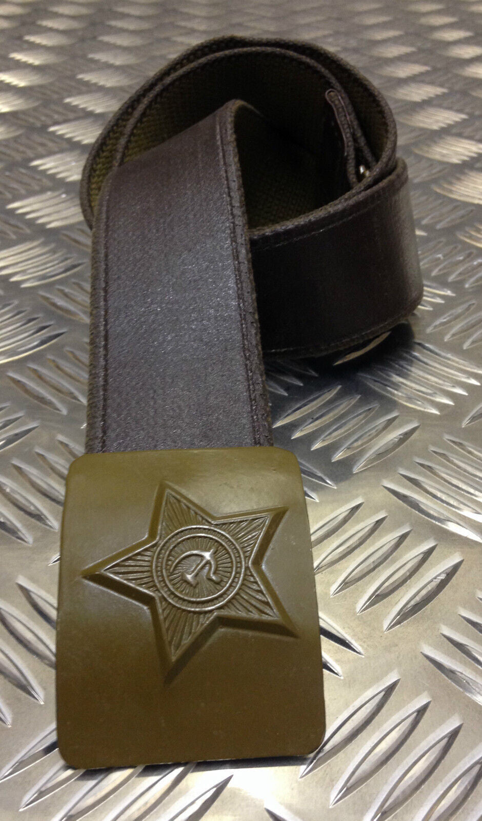 USSR Soviet CCCP Army Belt With Hammer & Sickle Buckle Obsolete NEW