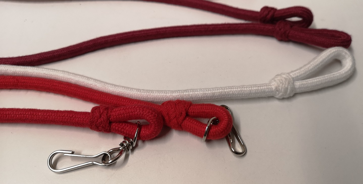 Set of 4 Lanyards Shoulder Cords Genuine British White Red Maroon