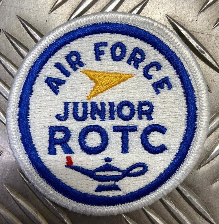 US USA Air Force USAF Junior ROTC / Sew-on Badge Patch x2- NEW