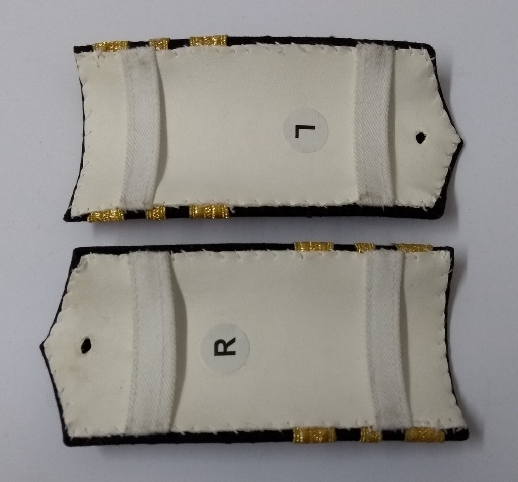 Naval Style Shoulder Boards Epaulette Leather Backed Fancy Dress