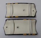 Naval Style Shoulder Boards Epaulette Leather Backed Fancy Dress