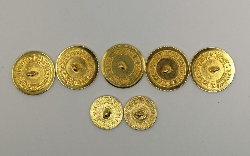 Royal Dragoon Guards RDG Flat No1 Jacket Buttons Set of 7